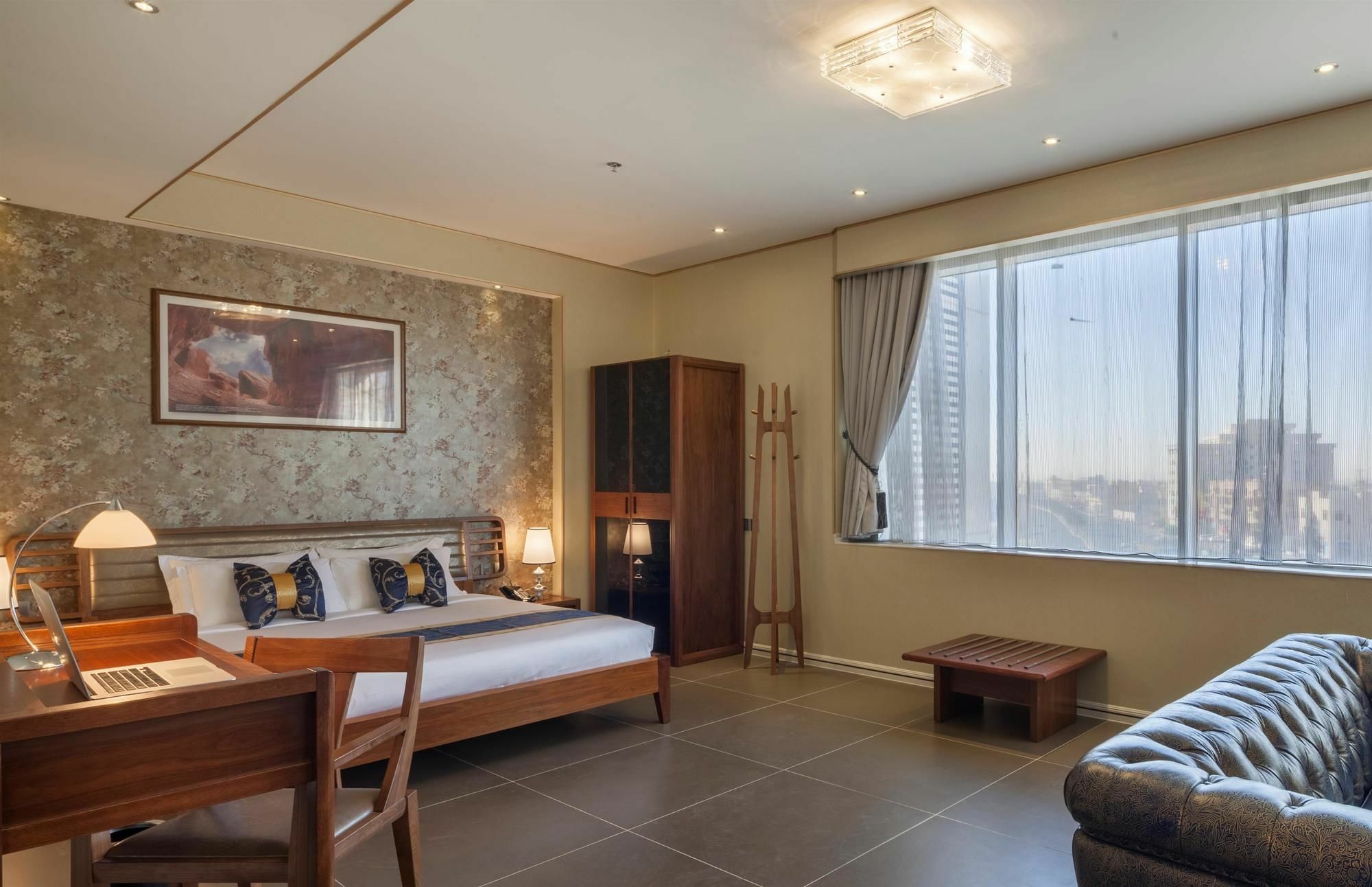 Al Ahsa Grand Serviced Apartment 胡富夫 外观 照片 A bedroom at the hotel