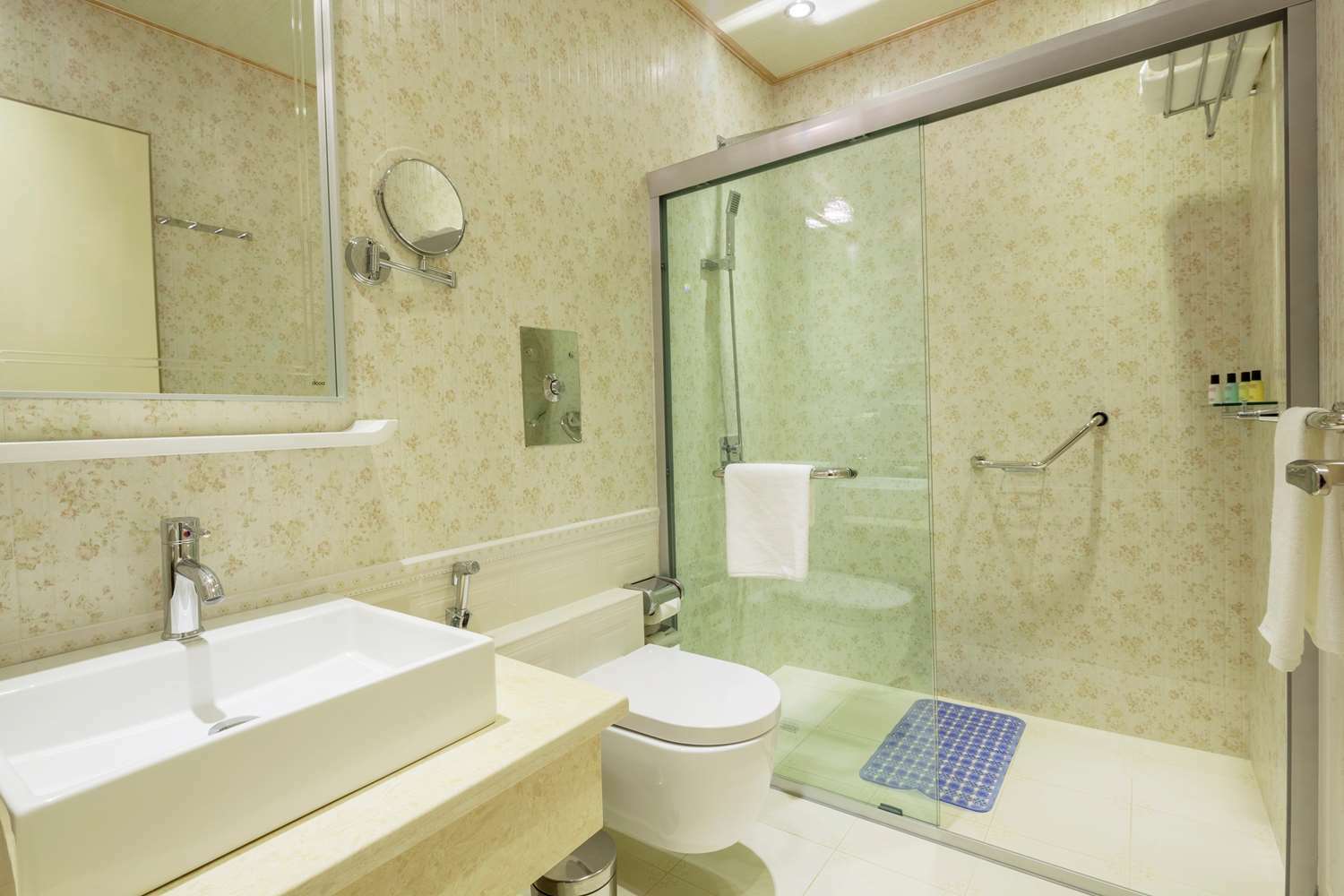 Al Ahsa Grand Serviced Apartment 胡富夫 外观 照片 A shower enclosure